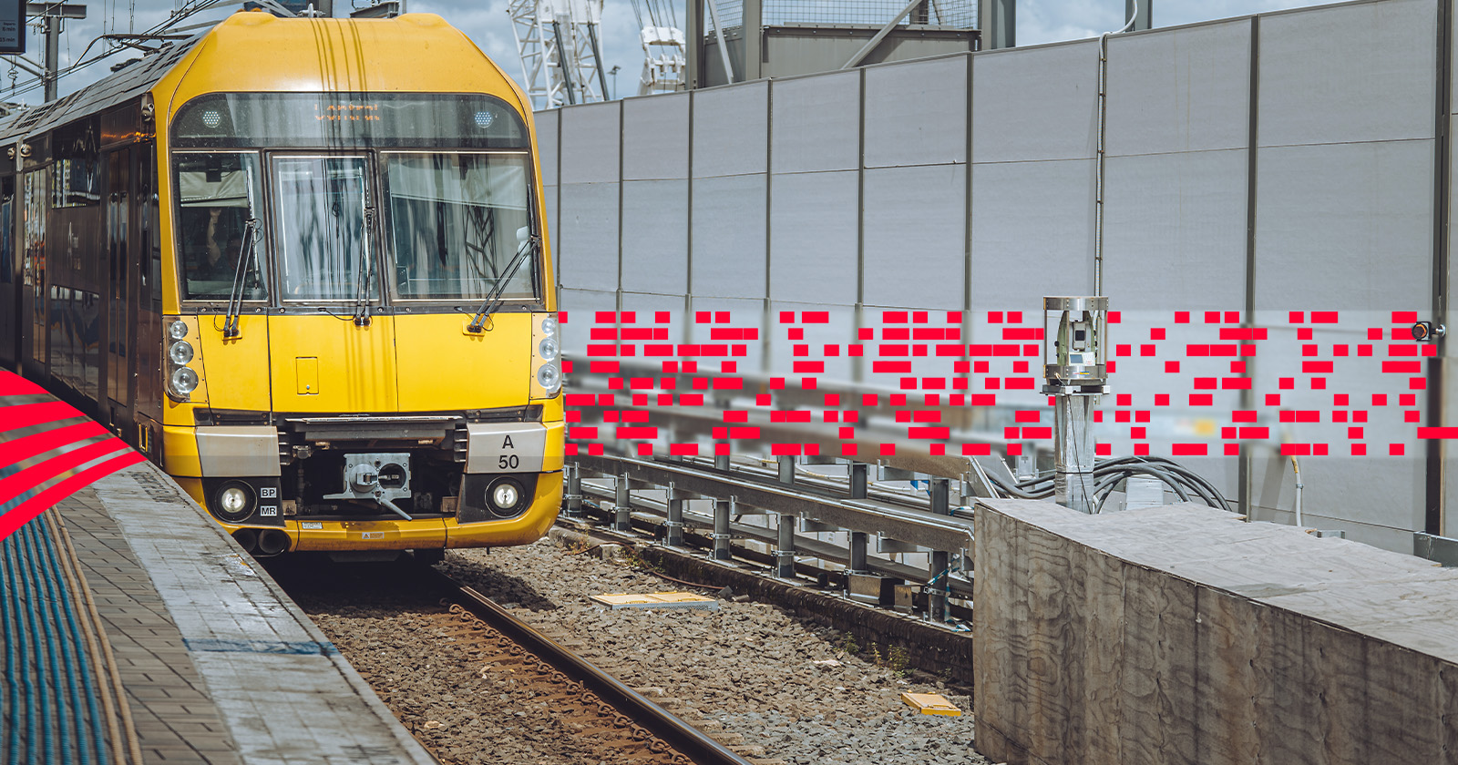 Railway monitoring solution makes continued rail transport possible amidst major construction in Australia